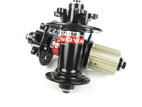 

24-24 Holes NOVATEC D711SB D712SB Mountain Bike Hubs 11 Speed Black Red