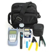 Network Pliers Wire Computer Tool Set Fiber Optic FTTH Tool Kit Fiber Cleaver Optical Power Meter