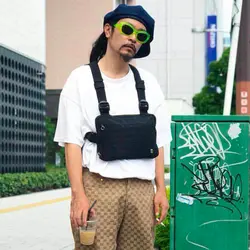 Хип-Хоп Уличная сумка функциональный комод Rig сумка через плечо Для мужчин Тактический Alyx регулируемые карманы жилет Kanye талии P