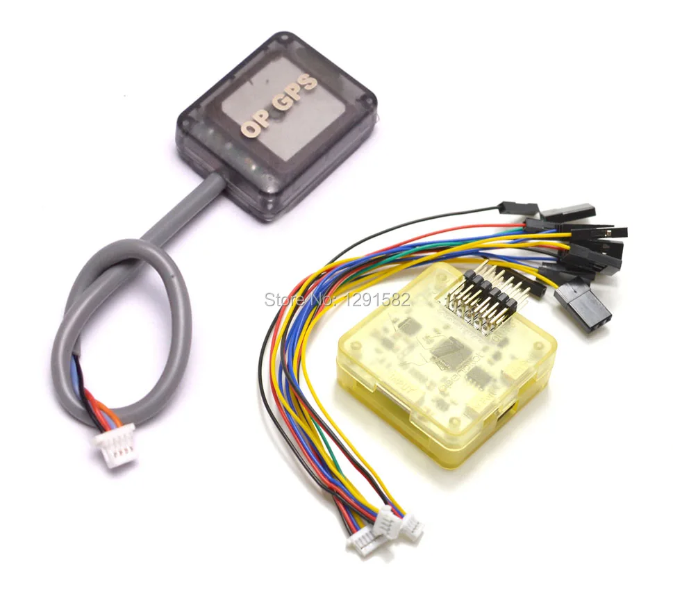 

1pcs Openpilot CC3D EVO Flight Controller With yellow Case + 1pcs mini OP GPS For QAV-R 220 QAV180 210mm Quadcopter