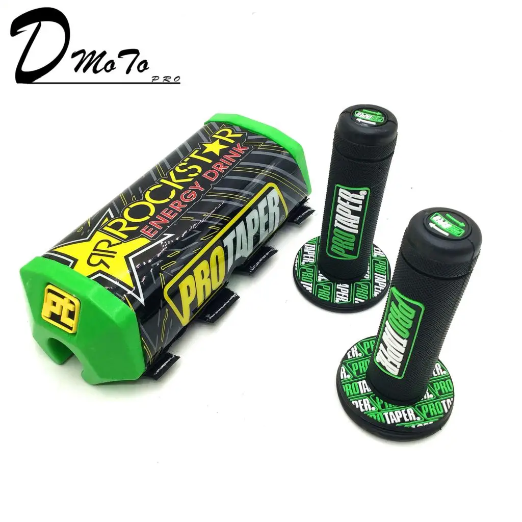 Dirt Pit bike PROTECTOR MOTOCROSS BAR PROTAPER Handlebar Breast Pad & handle grips For CRF YZF KLX BSE Kayo - Image 2