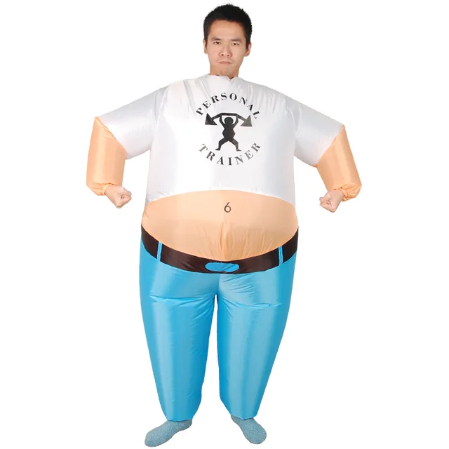 inflatable wrestler wrestling costume big giant funny christmas onesies for adults