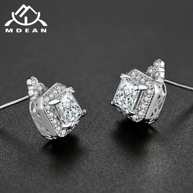 MDEAN белый золотой цвет Квадратная фотозвеньевая Свадебная помолвка модные