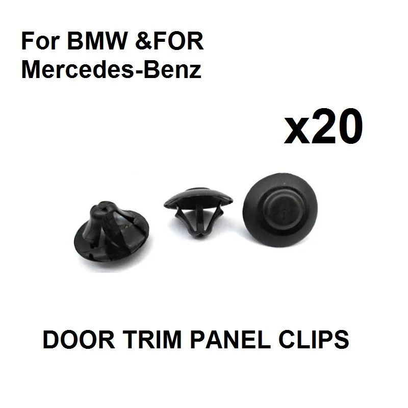 X20 клипсы для BMW и Mercedes Benz нажимная кнопка W204 W212 227 0019880325|Клипсы зажимы авто| |