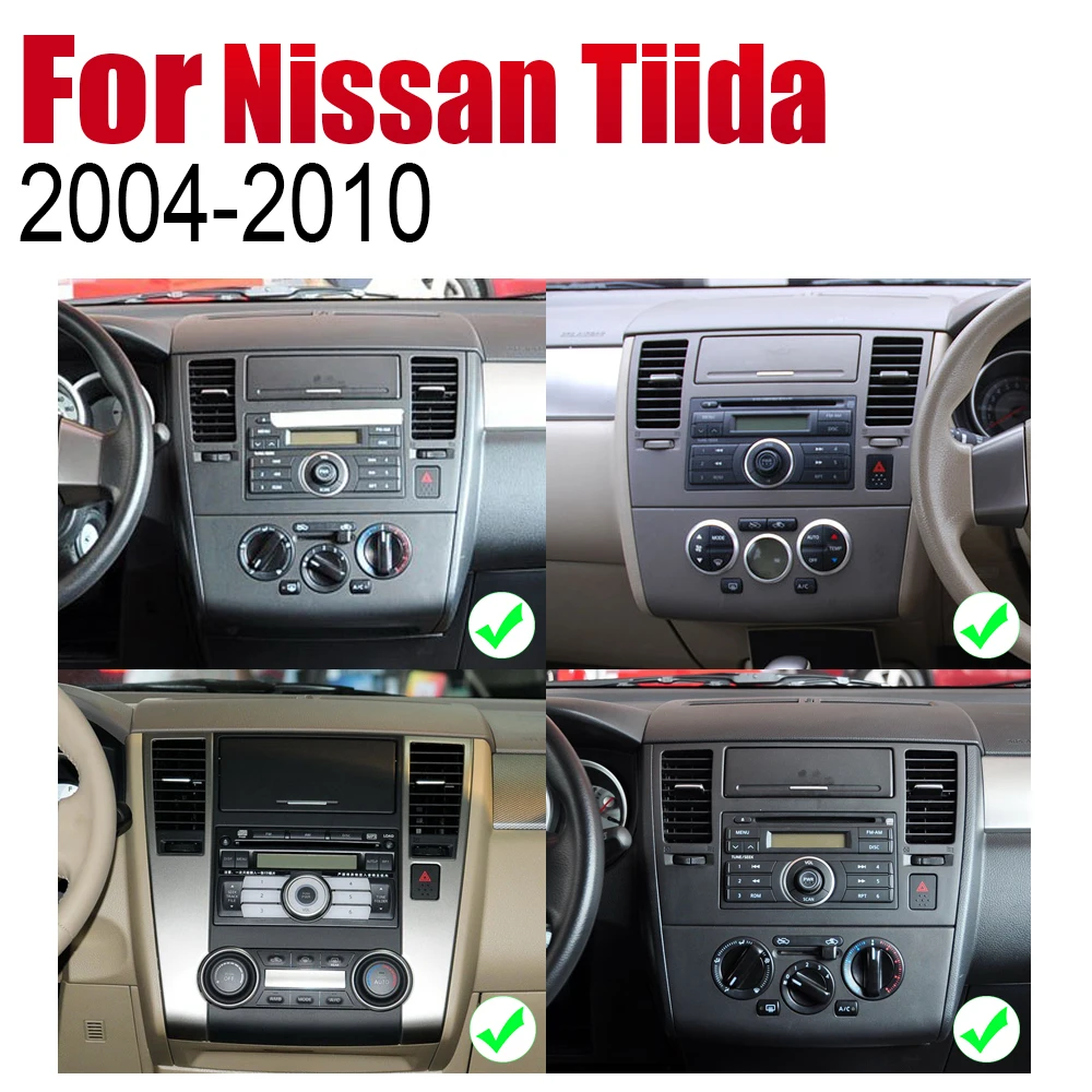 Автомагнитола на Android для Nissan Tiida 2004 2005 2006 2007 2008 2009 2010 мультимедийный плеер с GPS