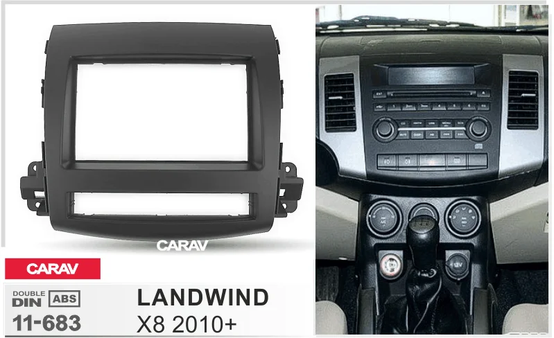 CARAV 11-683 Car Radio Installation Trim Fascia Panel