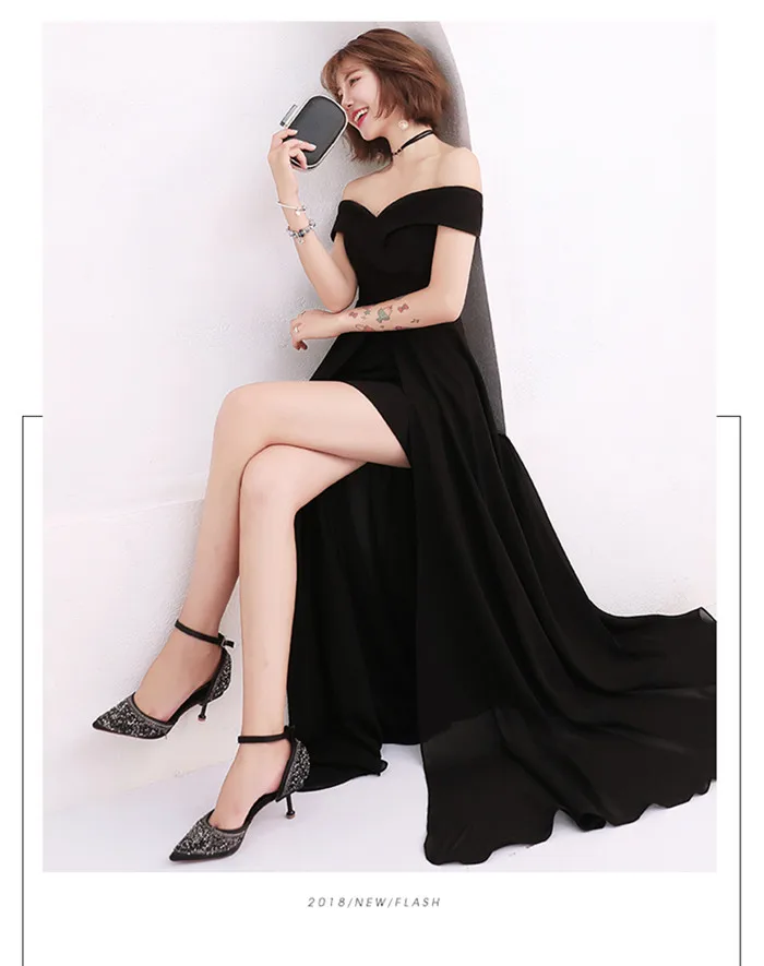 Модное темпераментное высококачественное торжественное платье стиль вечерние сексуальное длинное платье с одним плечом