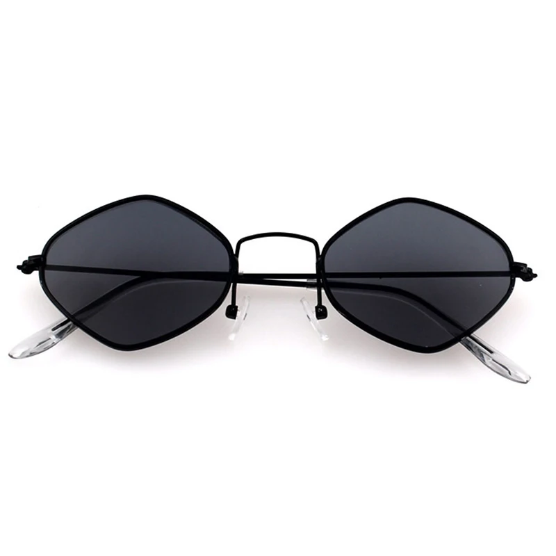RBUDDY унисекс многоугольные шестиугольные солнцезащитные очки карамельного цвета брендовые Винтажные Солнцезащитные очки зеркальные женские солнцезащитные очки парные очки - Цвет линз: C8