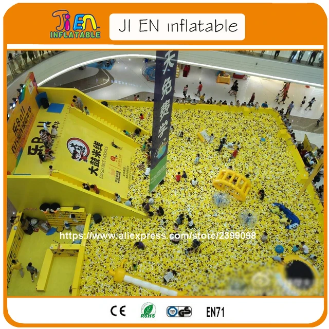 giant inflatable games for indoor play zone ball pool playground