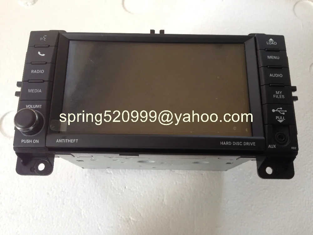 Best P05091332AC Chrysler Do&dge single DVD audio head unit with decode HDD Hard Disc Drive MP3 AUX Media car radio 0
