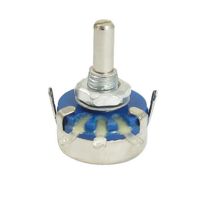 R246 04 WH5 1A 3 Terminals 4mm Round Shaft Rotary Taper Carbon