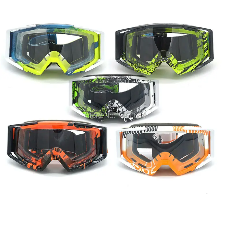 Evomosa Transparent Professional Adult Motocross Goggles Dirt Bike ATV Motorcycle Goggles Moto