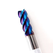 ZGT frezy do cięcia Cnc HRC65 4 flet 4mm 5mm 6mm 8mm stopu węglika wolframu stali nierdzewnej frezowanie frez metalu przyrząd do cięcia drewna