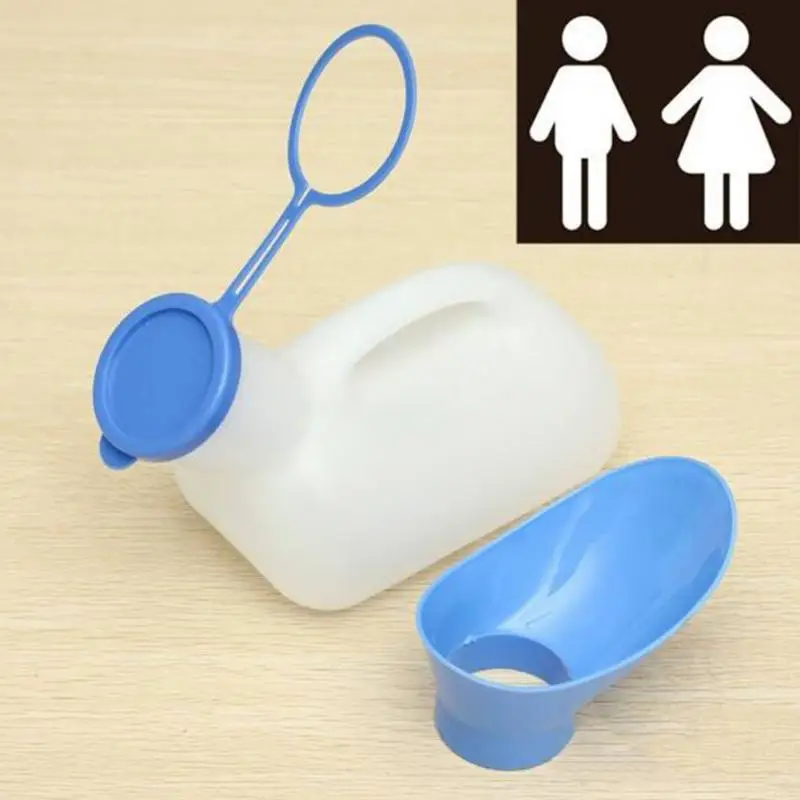 Горячая продажа 1000 мл пластиковый материал портативный путешествия Кемпинг туалет для путешествий туалет для женщин/мужчин