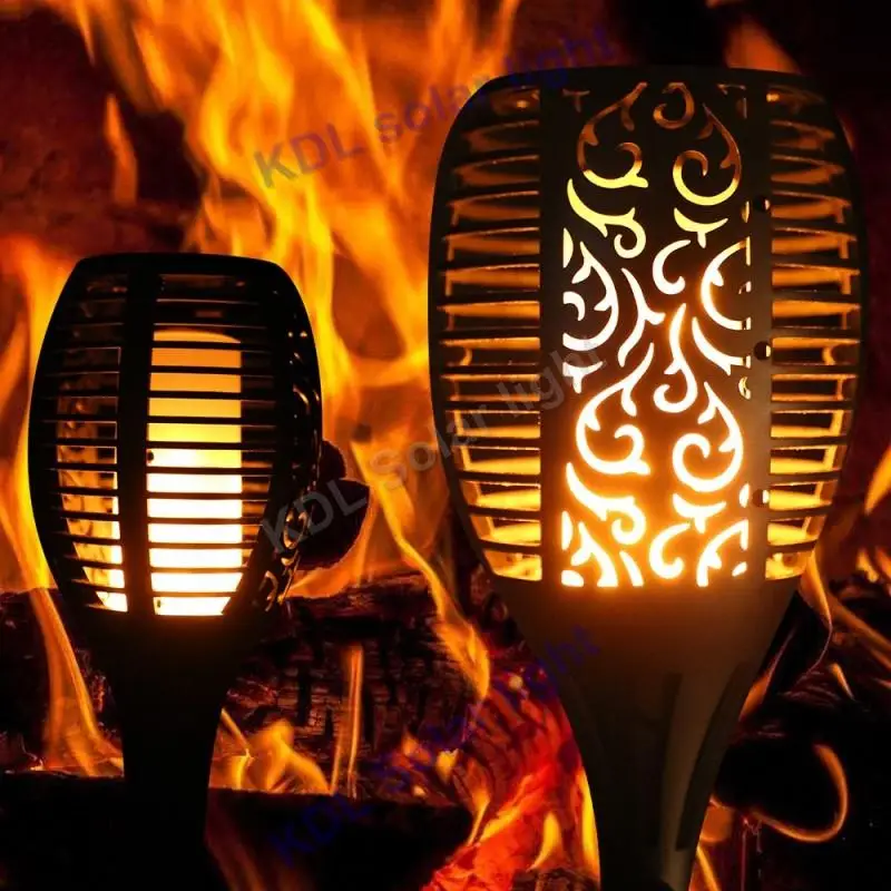 

3pcs/lot new arrival Solar 96LED Lawn Dancing flame Torch Lights radar 3 working mode vs 55/48/38/20 led 96 LEDs Solar Flame Fli