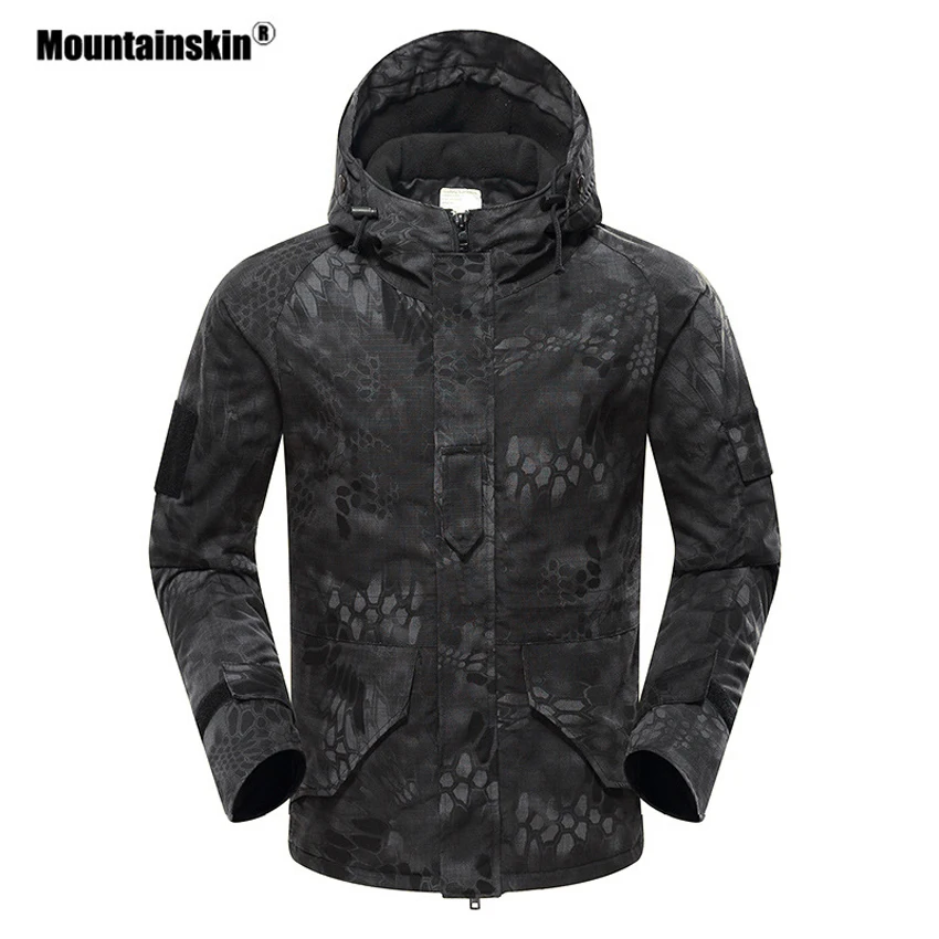 Mountainskin Men's Winter Fleece Military Tactical Jacket