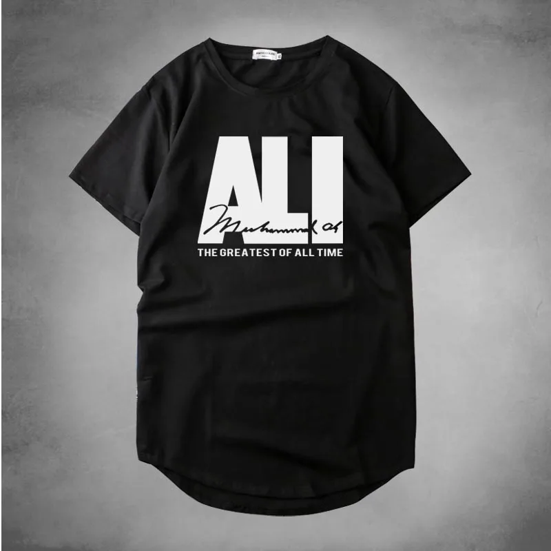 

2016 New brand Summer Muhammad Ali Officially Licensed Adult printed T Shirts Men Cotton Fashion Camisetas T-shirts homme