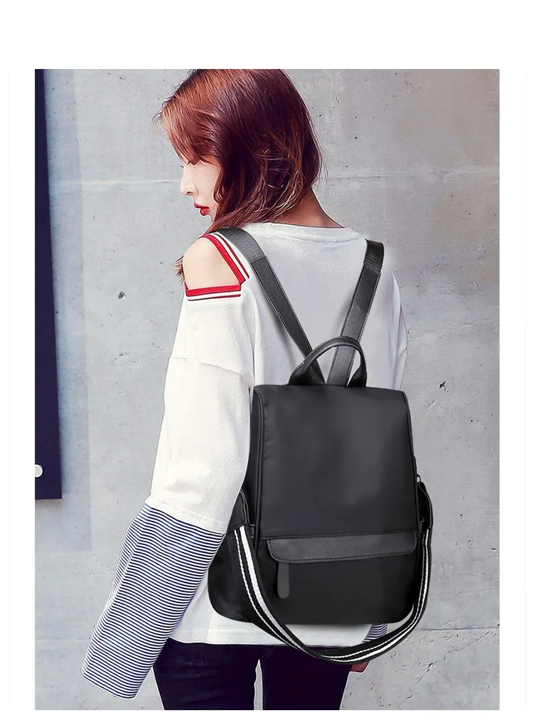 Модный женский рюкзак дизайнерский Оксфорд на молнии противоугонные женские дорожные сумки школьный рюкзак водонепроницаемая сумка Mochlia