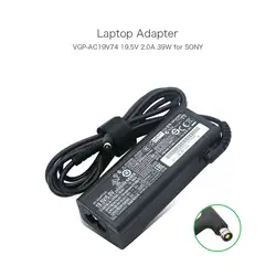 100% Новый оригинальный 19,5 В 2A VGP-AC19V40 VGP-AC19V73 VGP-AC19V74 Питание для sony VAIO Fit 13A серии Флип PC AC DC адаптер