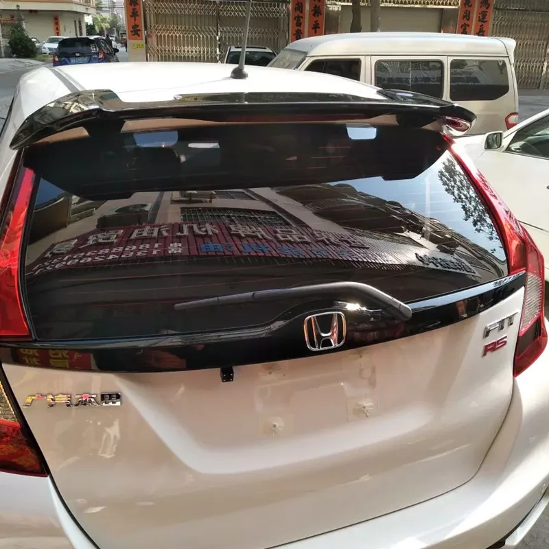 Высококачественное заднее крыло автомобиля из АБС пластика для спойлера HONDA FIT 2014