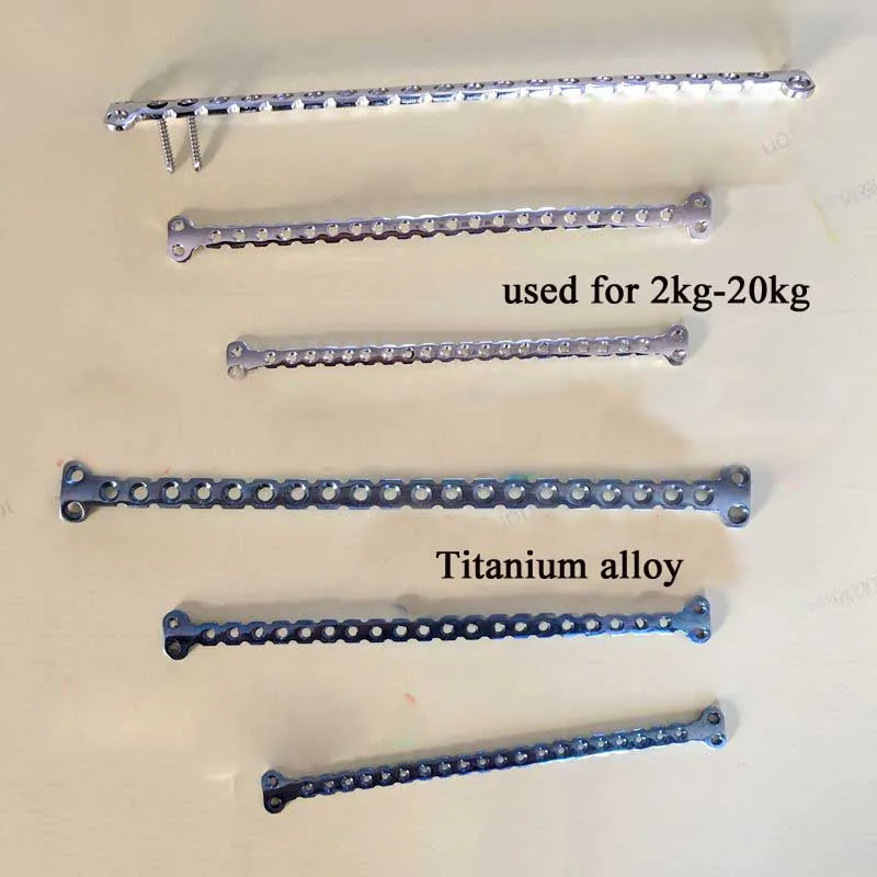 ПЭТ ортопедическая пластина Боковой изгиб Т-образная реконструкция компрессионная внутренняя фиксация пластина для отсечения мелких животных