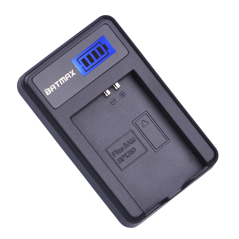 Batmax 1500mAh BP 1310 BP1310 BP-1310 Battery 1500mAh akku + LCD USB Charger for Samsung NX5 NX10 NX100 NX11 NX20 Cameras rechargeable battery camera battery camera battery charger rechargeable battery charger