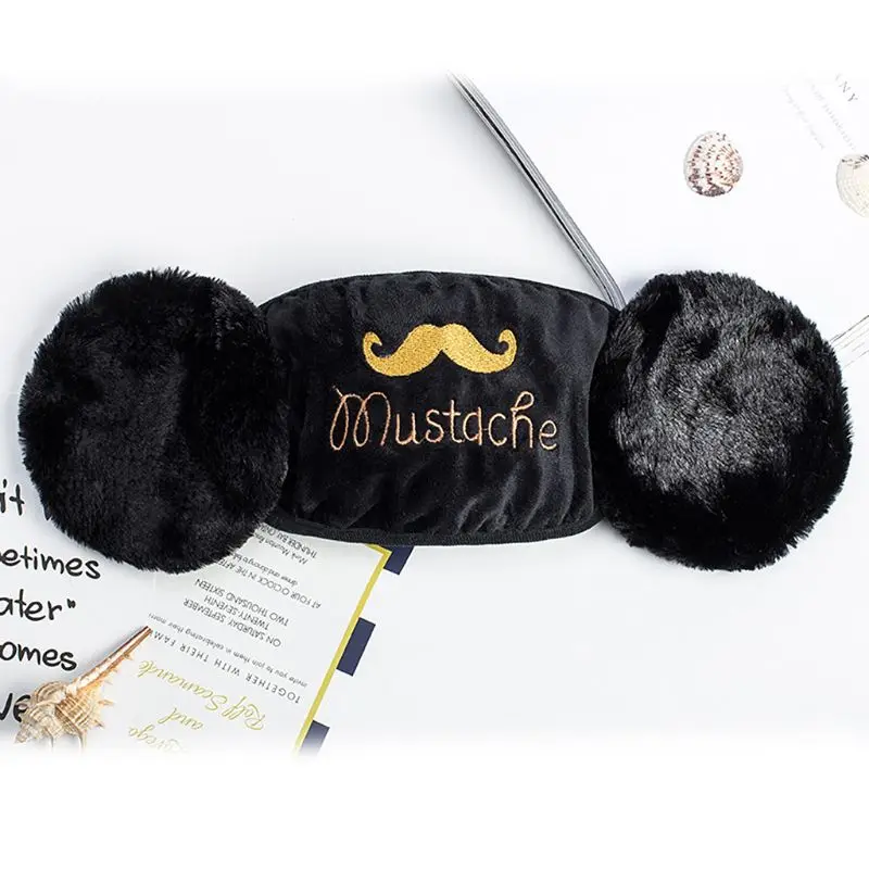 

Unisex Anti-Dust Cotton Funny Face Mask Ear Warm Pattern Cute Facial Protective Cover