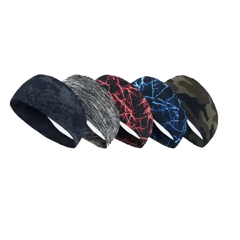 Bandeau de sport violet avec /écailles de sir/ène le v/élo bandeau de cheveux pour la course /à pied le cross training bandeau de sudation athl/étique le yoga