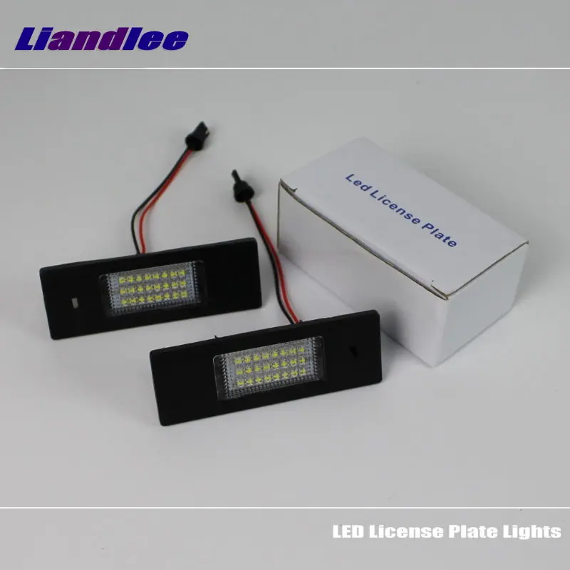 

Liandlee For BMW 1 Series E81 2007~2012 E87 E87N 2004~2011 LED Car License Plate Lights Number Frame Light High Quality LED Lamp