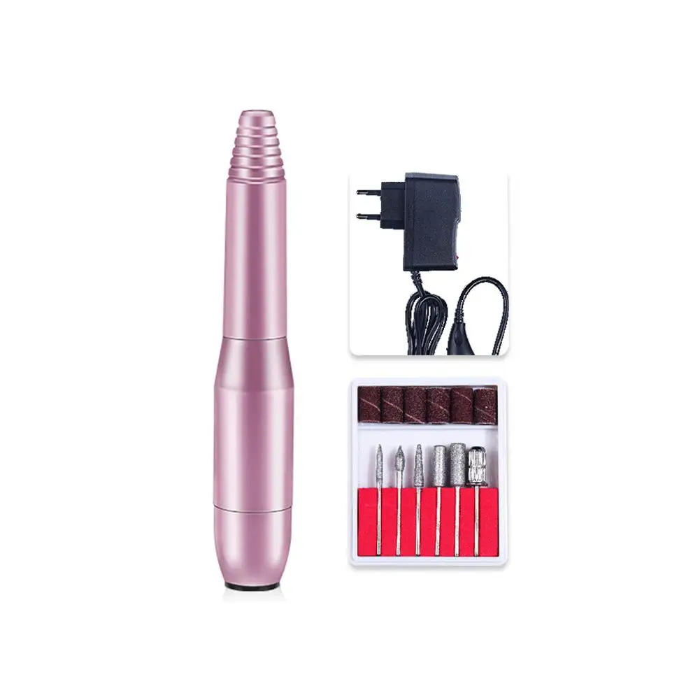 Electric Nail Drill Bit Portable Nail Drill Machine Pen Nail File Manicure Pedicure Kit Grinder For Nail Polishing