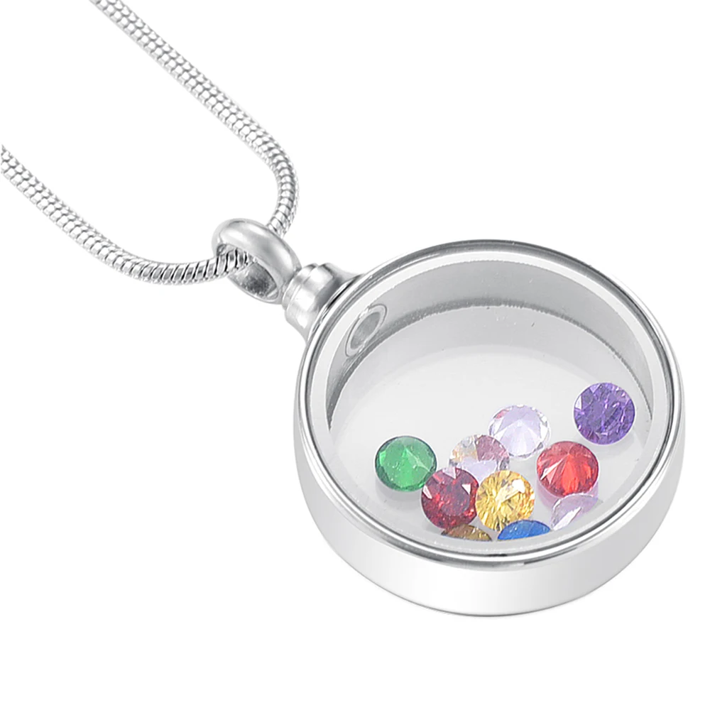 Buy MJD9889 Memorial Glass Heart Locket Urn Necklace