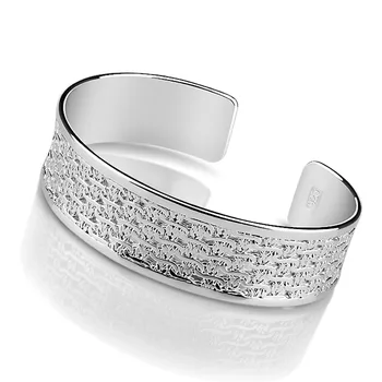 

Solid 925 silver bracelet woman Personalized Bangles Women Men fashion and personality Jewelry Sterling silver bracelet