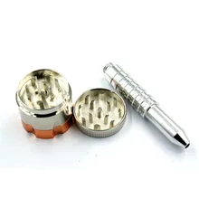 Высококачественный измельчитель табака с ручным цинковый сплав, измельчитель табака ручной Crank дробилка дымовые шлифовальные машины