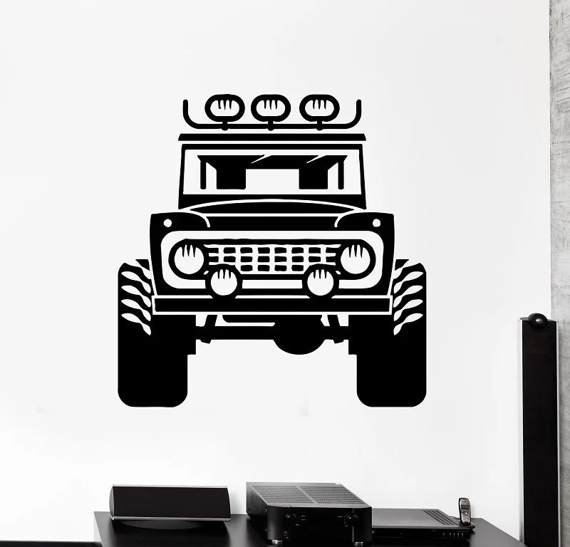 

Car wall decal, suv, home garage decoration man vinyl sticker living room fashion decorative wall sticker QC13