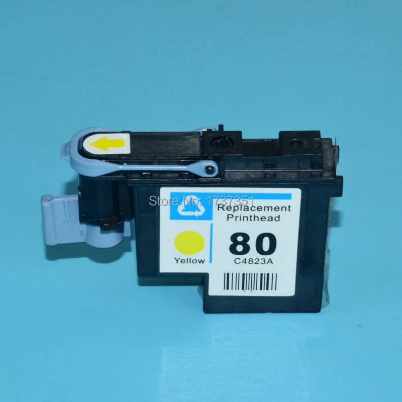 

1 piece Yellow color C4823A hp80 Printhead for hp 80 Designjet 1000 1000plus 1050 1055 print head