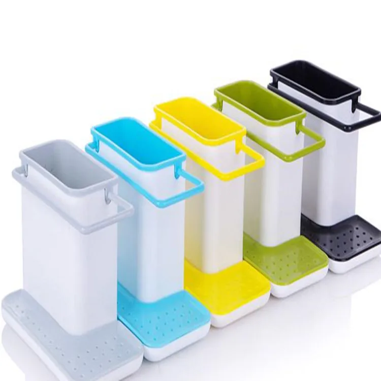 

Kitchen Plastic Racks Organizer Storage Sink Utensils Holders Drainer Integrated Drainer Kitchen Tool 3 Colors