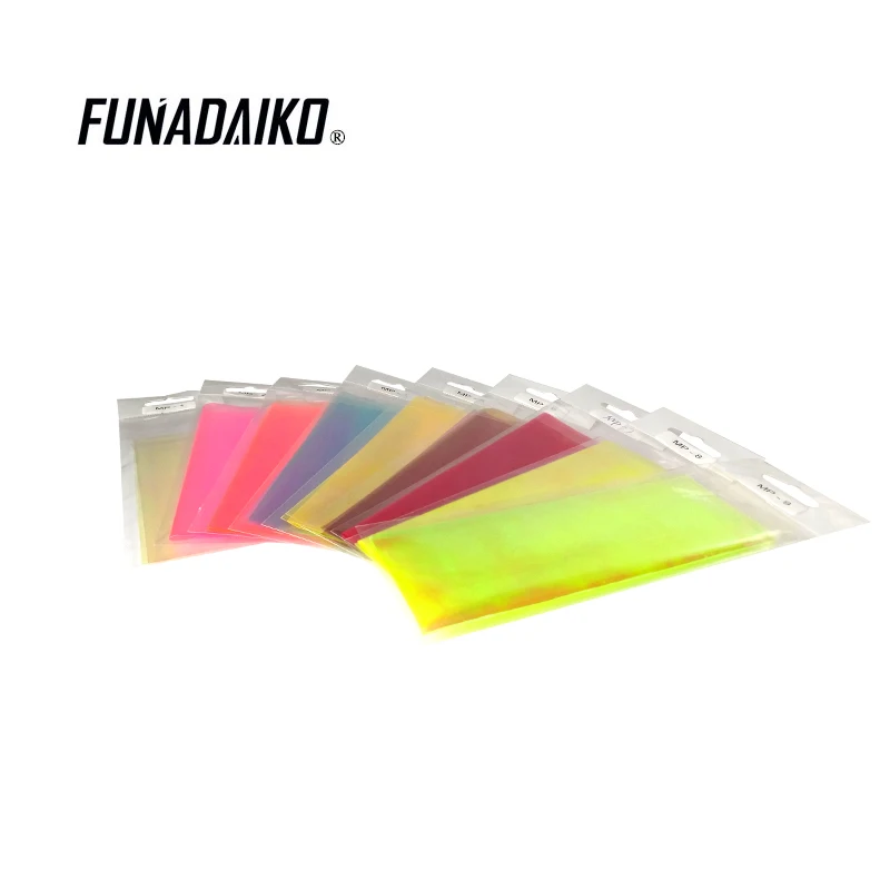 

Funadaiko fishing accessory Artificial fish skin rainbow skin laser fish skin reflect fish skin fishing