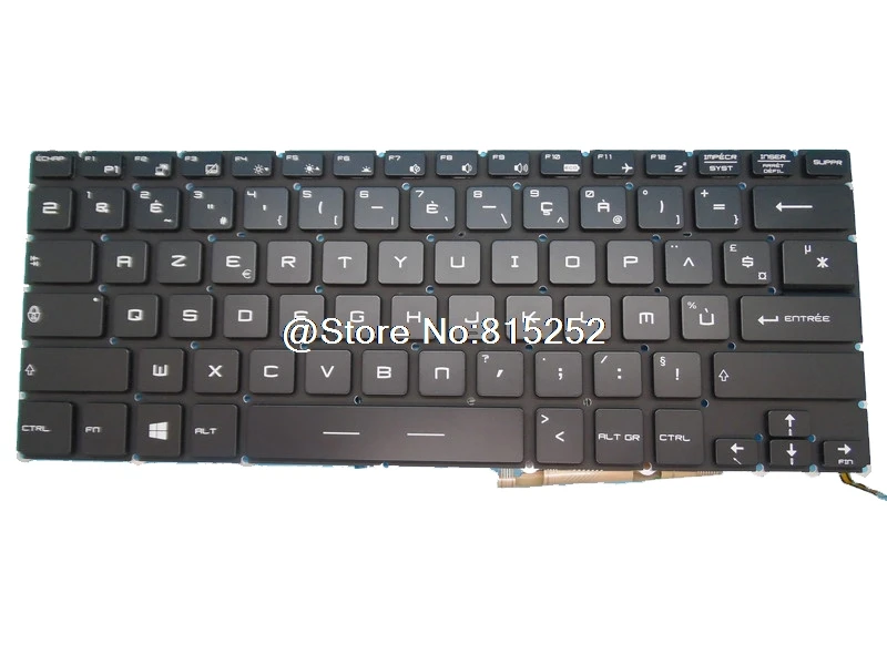 

Laptop Keyboard For MSI GS30 2M-011XFR 2M-015FR 2M-023FR 2M-024XFR GS40 6QE-014FR 6QE-015XFR GS43VR 6RE-037FR 7RE-086FR French