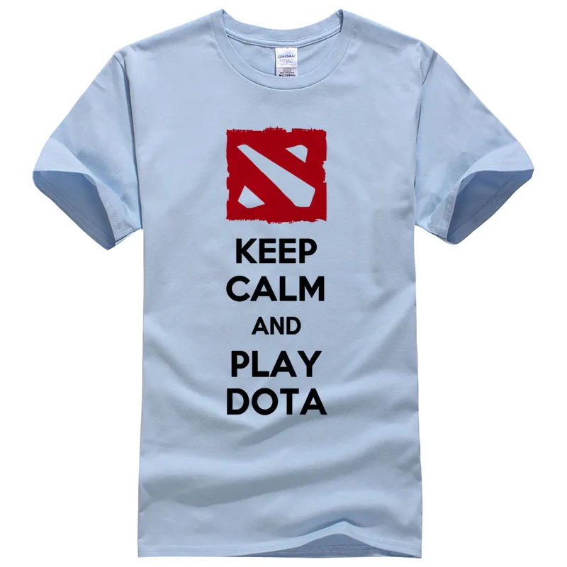 Футболка Defense of the Ancient Мужская футболка DOTA 2 Man мультиплеер хлопковая с o вырезом