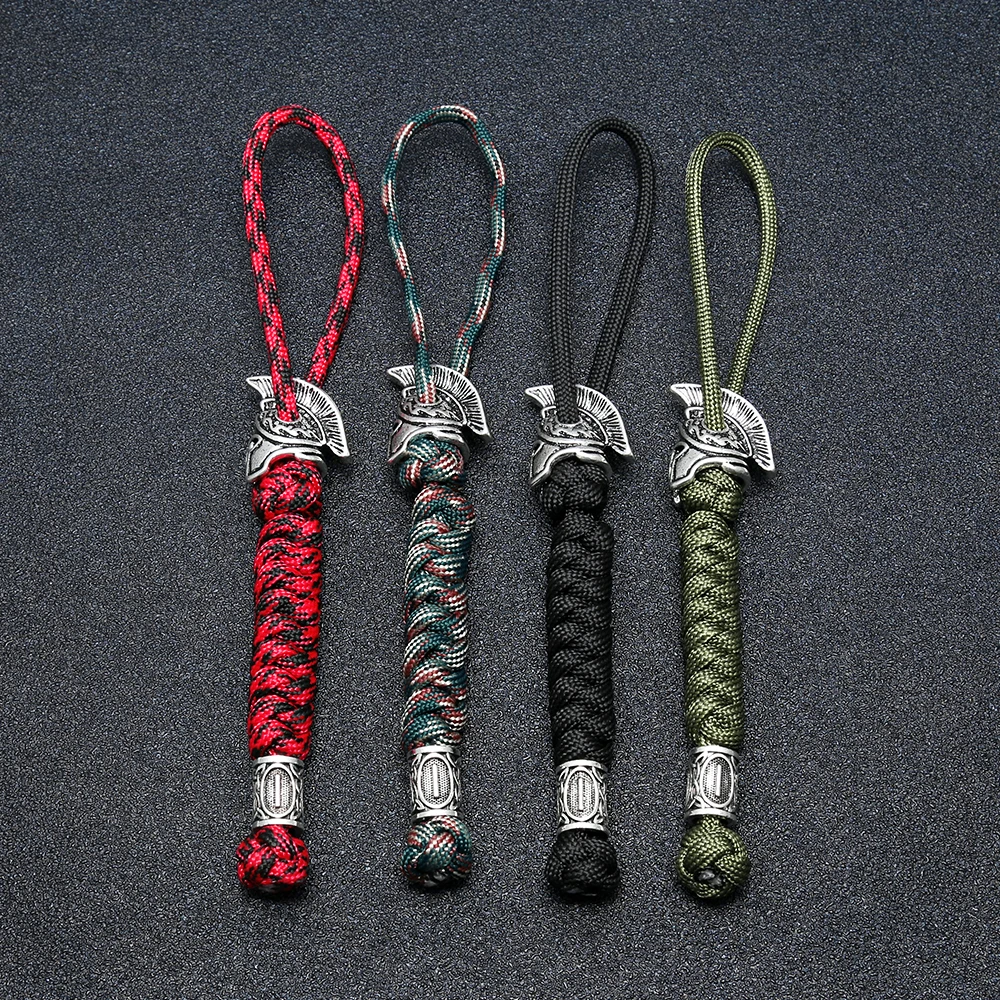 Спарта индивидуальный Паракорд шнурок/брелок с ножом шарик шнурок для ключей веревка аксессуары ювелирные изделия