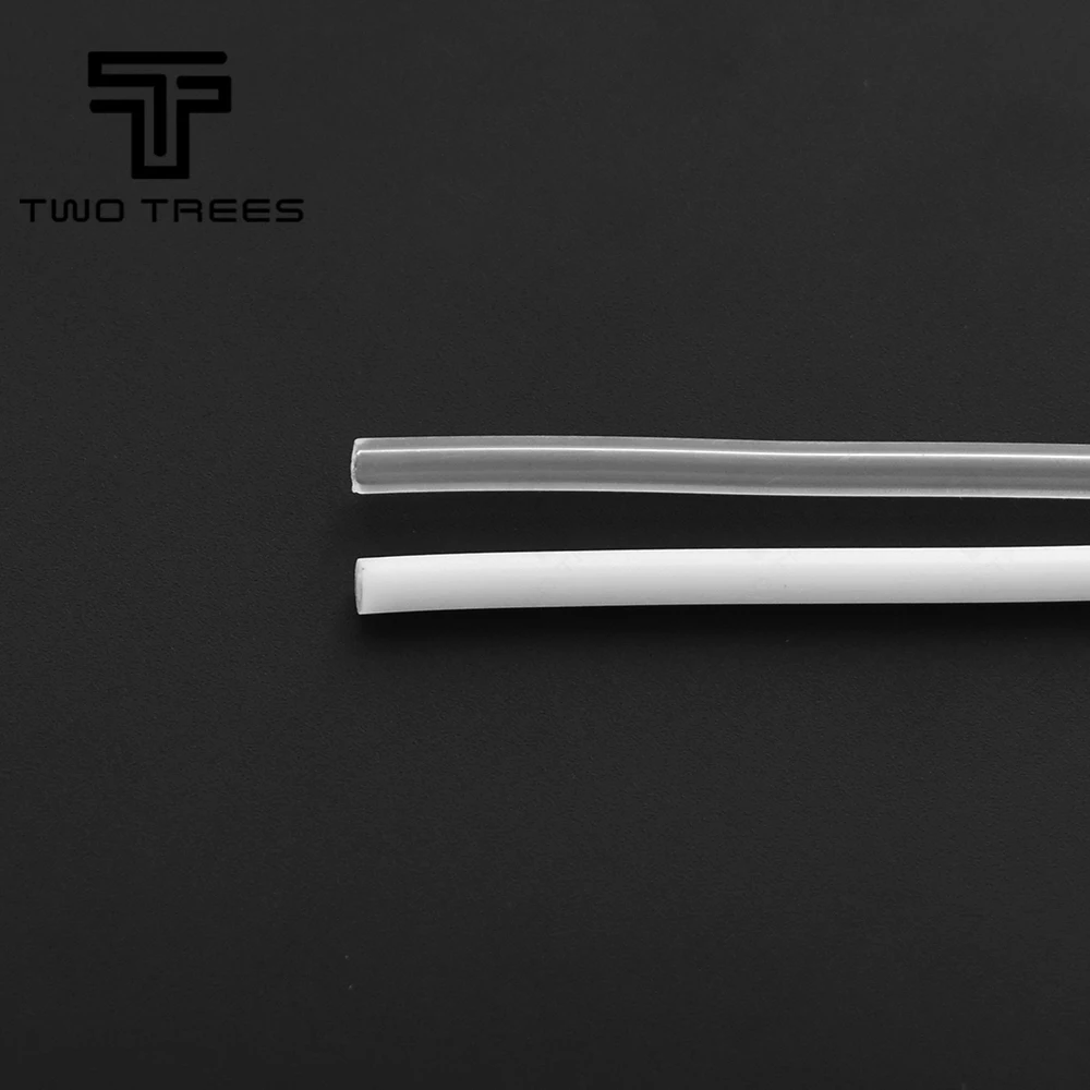 1 м PTFE трубка ID 2 мм OD 4 прозрачная J head hotend RepRap Rostock Bowden горло экструдера для нити 75 3d