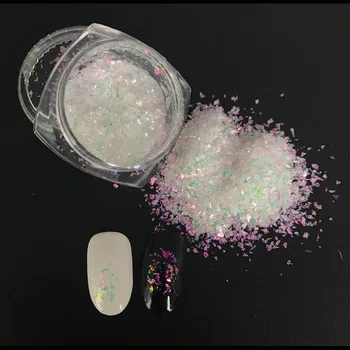 

Sparkly Mermaid 6 jars Nail Glitter Mix Irregular Laser Holographic Chrome Powder Dust Nail Flakes Sequins Manicure Glitter 23M#