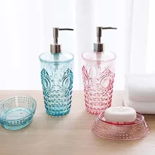 Европейский Стиль Резные диспенсеры для мыла гель для душа ручная бутылка для антисептика шампунь лосьон прессованная бутылка аксессуары для ванной комнаты