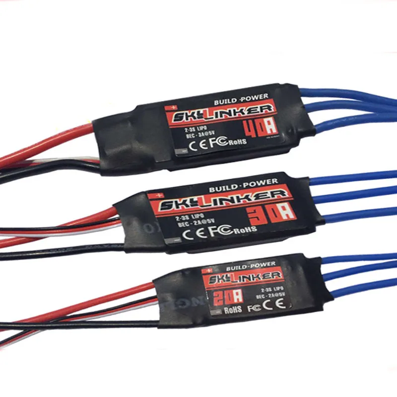 Skywalker 15A 20A 30A 40A 50A 60A 80A ESC Speed Controler With UBEC 2-3S For RC FPV Quadcopter RC Airplanes Helicopter 1pcs Skywalker 15A 20A 30A 40A 50A 60A 80A ESC Speed Controler With UBEC 2-3S For RC FPV Quadcopter RC Airplanes Helicopter 1pcs