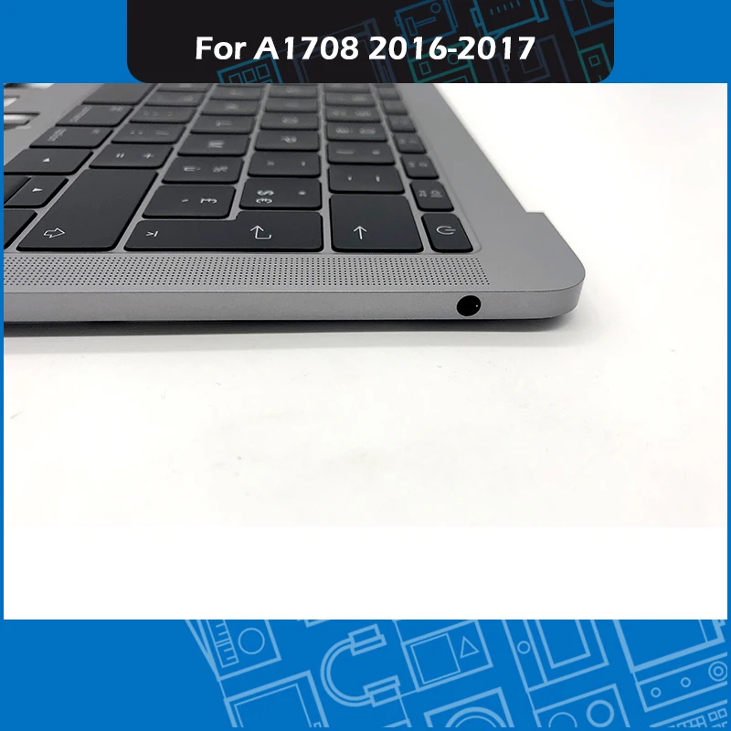 A1708 Топ чехол серый космос для MacBook Pro retina 1" A1708 подставка для рук Топ чехол с FR Французская клавиатура MLL42 MPXQ2