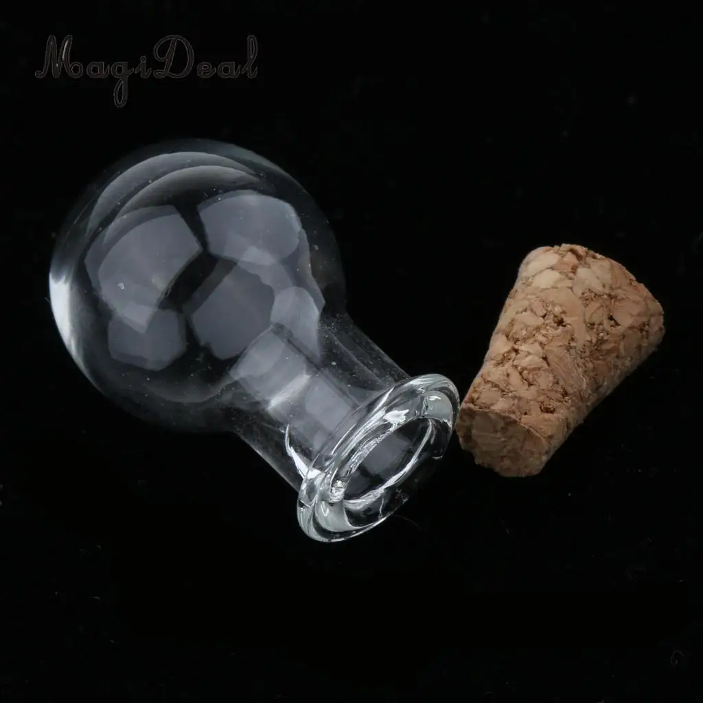 10pcs 2ml Small Glass Wishing Bottles Essential Oils Jars  Fragrance Reed Diffuser Vials DIY Decoration Tool
