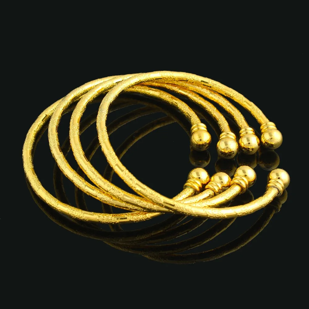 2016 African Women Gold Fashion Bangle Adjustable Size Bangle Gold