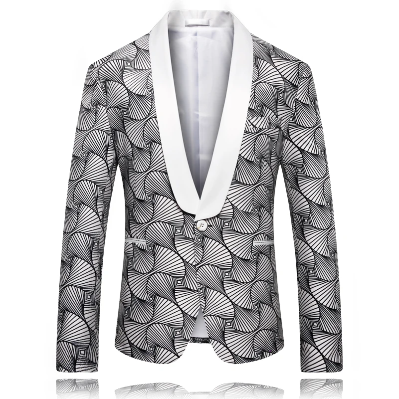 

2019 New Arrival Luxury Men Blazer Striped Spring Fashion Brand Cotton Slim Fit Men Suit Terno Masculino Blazers Men