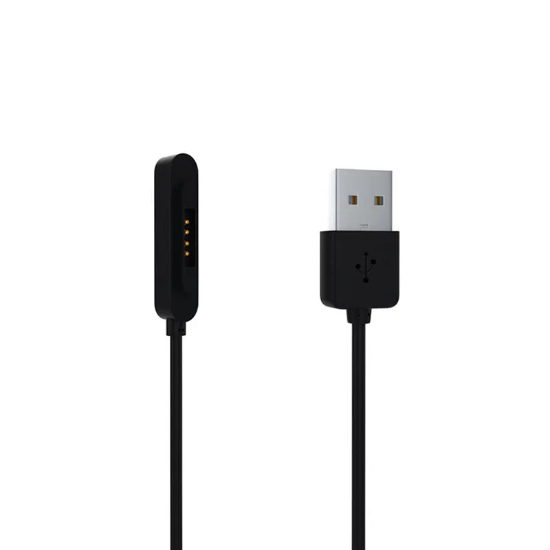 Черный смарт-часы USB быстрее магнитного питания зарядный кабель провод для ASUS ZenWatch 2