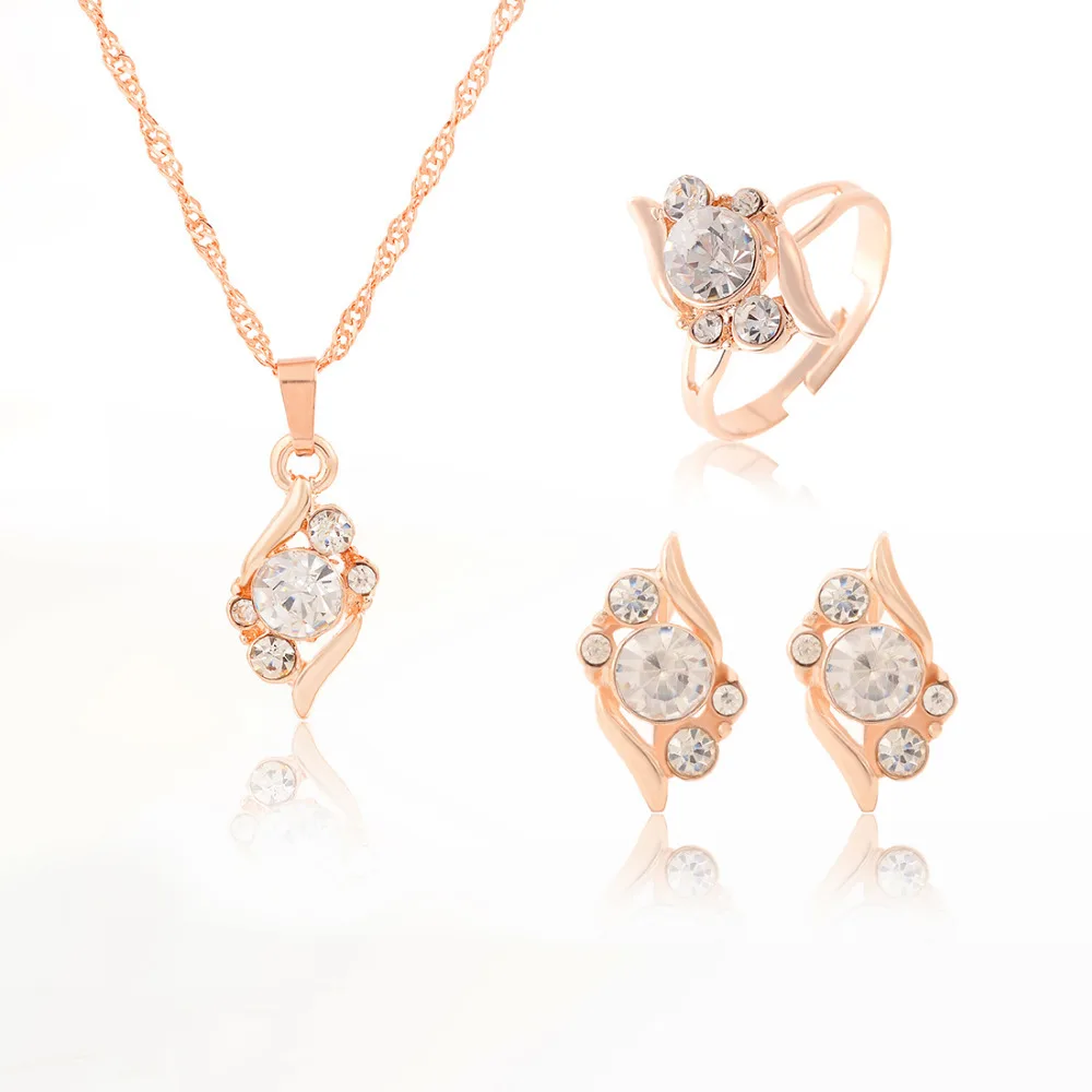 Aliexpress.com : Buy Womans Birthday Gift Wedding Jewelry Set Fashion ...